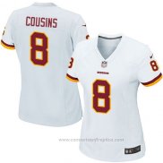 Camiseta NFL Game Mujer Washington Redskins Cousins Blanco