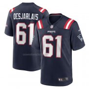 Camiseta NFL Game New England Patriots Drew Desjarlais Azul