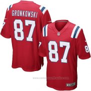 Camiseta NFL Game New England Patriots Gronkowski Rojo