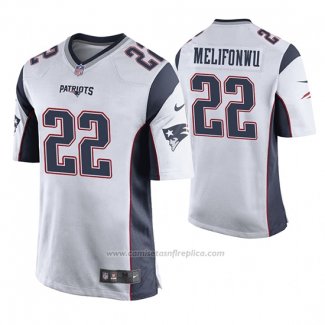 Camiseta NFL Game New England Patriots Obi Melifonwu Blanco