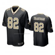 Camiseta NFL Game New Orleans Saints Adam Trautman Negro