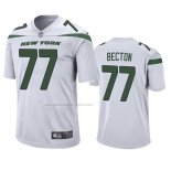 Camiseta NFL Game New York Jets Mekhi Becton Blanco