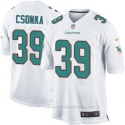 Camiseta NFL Game Nino Miami Dolphins Csonka Blanco