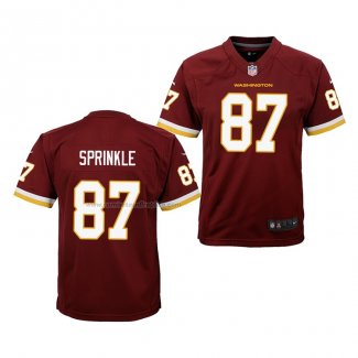 Camiseta NFL Game Nino Washington Redskins Jeremy Sprinkle Rojo