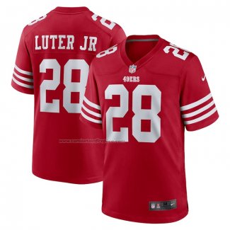 Camiseta NFL Game San Francisco 49ers Darrell Luter Jr. Rojo