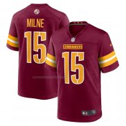 Camiseta NFL Game Washington Commanders Dax Milne 15 Rojo