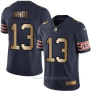 Camiseta NFL Gold Legend Chicago Bears White Profundo Azul