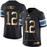 Camiseta NFL Gold Legend Detroit Lions Kerley Negro