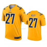 Camiseta NFL Legend Los Angeles Chargers Joshua Kelley Inverted Oro