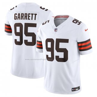 Camiseta NFL Limited Cleveland Browns Myles Garrett Vapor F.U.S.E. Blanco