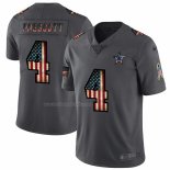 Camiseta NFL Limited Dallas Cowboys Prescott Retro Flag Negro