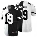 Camiseta NFL Limited Kansas City Chiefs Montana White Black Split