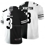 Camiseta NFL Limited Tampa Bay Buccaneers Winston White Black Split