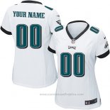 Camiseta NFL Mujer Philadelphia Eagles Personalizada Blanco