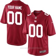 Camiseta NFL New York Giants Personalizada Rojo