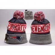 Gorro Beanie New England Patriots Gris Rojo