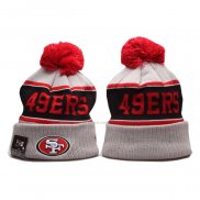 Gorro Beanie San Francisco 49ers Negro Gris Rojo