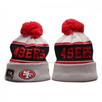 Gorro Beanie San Francisco 49ers Negro Gris Rojo