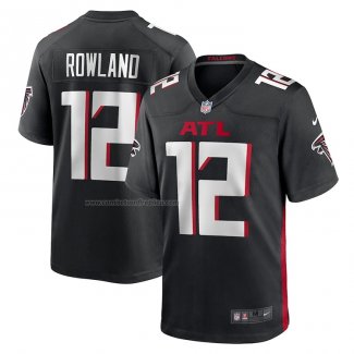 Camiseta NFL Game Atlanta Falcons Chris Rowland Negro