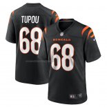 Camiseta NFL Game Cincinnati Bengals Josh Tupou 68 Negro