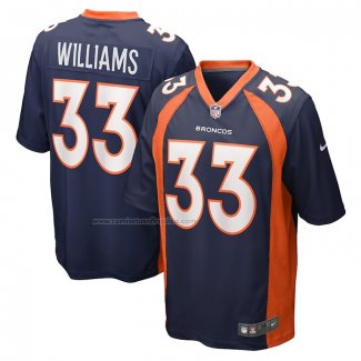 Camiseta NFL Game Denver Broncos Javonte Williams Primera Azul