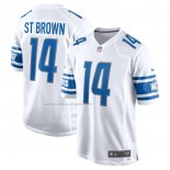 Camiseta NFL Game Detroit Lions Amon Ra St Brown Blanco