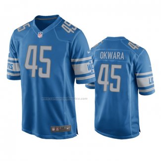 Camiseta NFL Game Detroit Lions Julian Okwara Azul