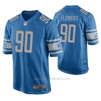 Camiseta NFL Game Detroit Lions Trey Flowers Azul