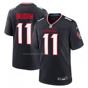 Camiseta NFL Game Houston Texans Jeff Okudah Azul