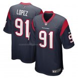 Camiseta NFL Game Houston Texans Roy Lopez 91 Azul