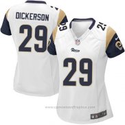 Camiseta NFL Game Mujer Los Angeles Rams Dickerson Blanco