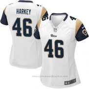 Camiseta NFL Game Mujer Los Angeles Rams Harkey Blanco