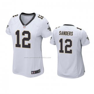 Camiseta NFL Game Mujer New Orleans Saints Emmanuel Sanders Blanco