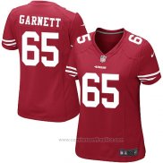 Camiseta NFL Game Mujer San Francisco 49ers Garnett Rojo