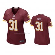 Camiseta NFL Game Mujer Washington Redskins Kamren Curl Rojo