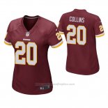 Camiseta NFL Game Mujer Washington Redskins Landon Collins Rojo