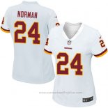 Camiseta NFL Game Mujer Washington Redskins Norman Blanco