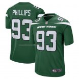 Camiseta NFL Game New York Jets Kyle Phillips 93 Verde