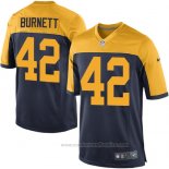 Camiseta NFL Game Nino Green Bay Packers Burnett Negro Amarillo