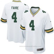 Camiseta NFL Game Nino Green Bay Packers Favre Blanco