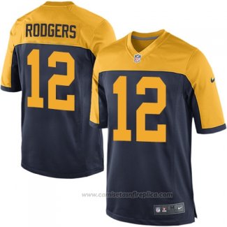 Camiseta NFL Game Nino Green Bay Packers Rodgers Negro Amarillo2