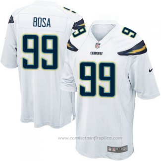 Camiseta NFL Game Nino Los Angeles Chargers Bosa Blanco