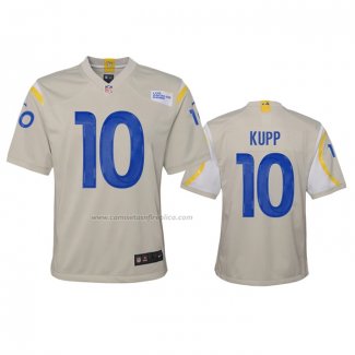 Camiseta NFL Game Nino Los Angeles Rams Cooper Kupp 2020 Marfil