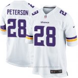 Camiseta NFL Game Nino Minnesota Vikings Peterson Blanco