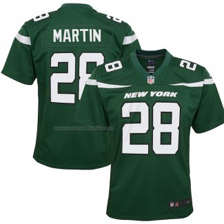 Camiseta NFL Game Nino New York Jets Curtis Martin Verde