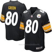 Camiseta NFL Game Nino Pittsburgh Steelers Green Negro