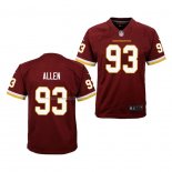 Camiseta NFL Game Nino Washington Redskins Jonathan Allen Rojo