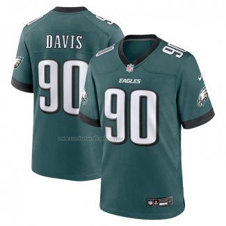 Camiseta NFL Game Philadelphia Eagles Jordan Davis Verde