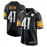 Camiseta NFL Game Pittsburgh Steelers Payton Wilson 2024 NFL Draft Negro