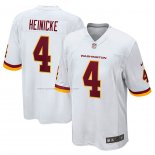 Camiseta NFL Game Washington Football Team Taylor Heinicke Blanco